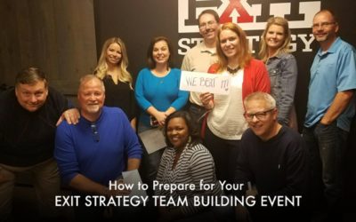 How to Prepare for Your Exit Strategy Team Building Event