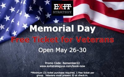 Memorial Day weekend – Free Ticket for Military Veterans!