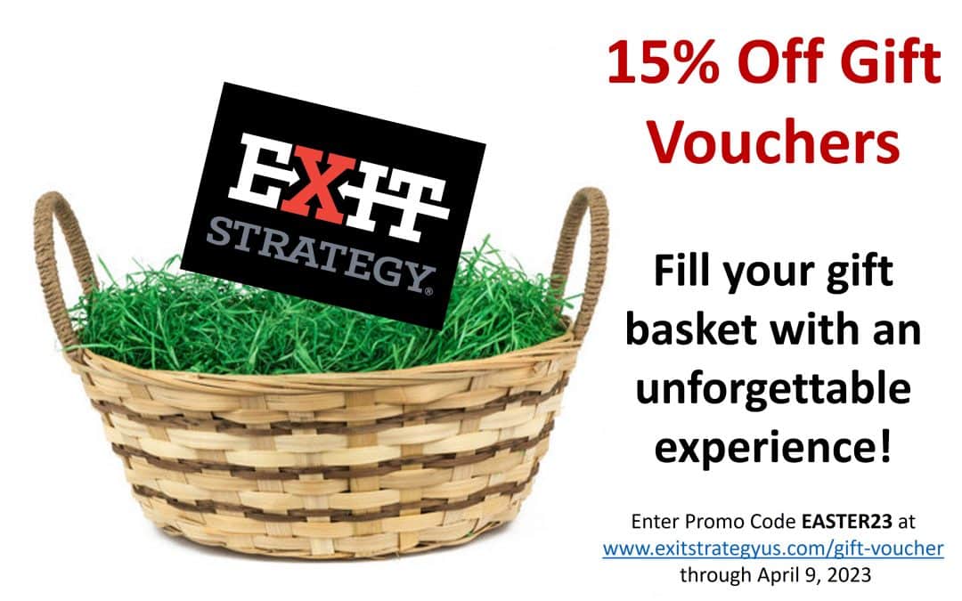 Exit Strategy escape room gift voucher sale